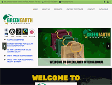 Tablet Screenshot of greenearth-bags.com